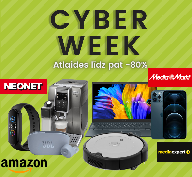 Labākie CYBER WEEK piedāvājumi