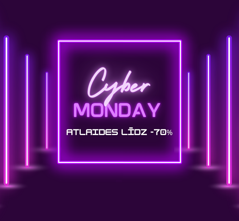 Cyber Monday atlaides līdz -70%! 🛒💳