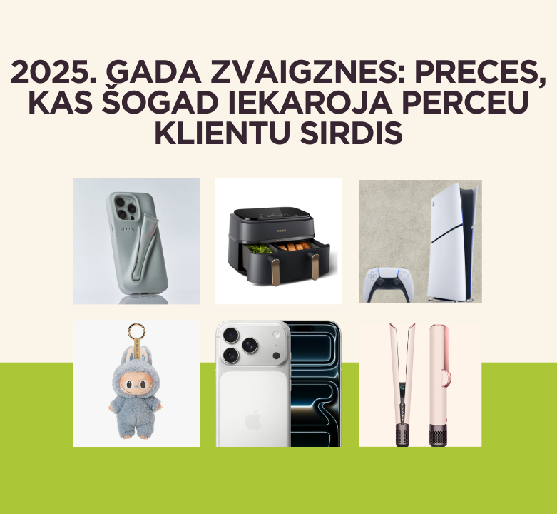 2025. gada zvaigznes: preces, kas šogad iekarojušas pircēju sirdis 🌟🔥