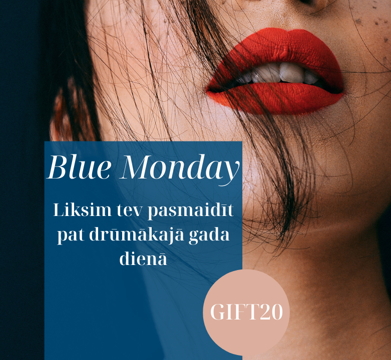 Blue Monday? Tikai ne šogad - šie piedāvājumi uzlabos garastāvokli acumirklī 💙