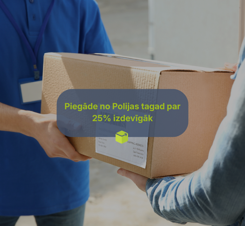 Piegāde no Polijas tagad par 25% izdevīgāk